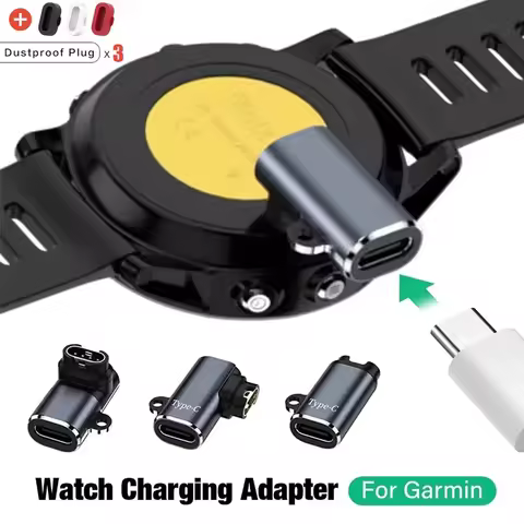 Type C/Micro USB/8pin Charging Adapter For Garmin Watch Fenix 7/7S/7X/6/6S/6X/5/5S/5X/Venu 2/2S/Sq S