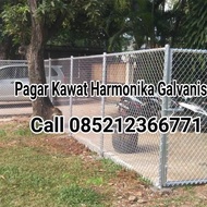 Kawat harmonika galvanis Tinggi 1,2M Tebal 3mm