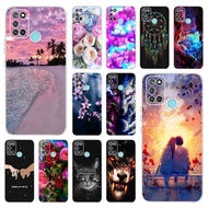 Realme Case C17 7i Soft Casing Luxury Printed Bumper Silicone Phone Back Cover Realme7i RMX2103 Real
