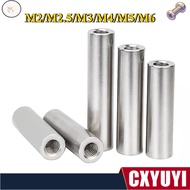 WF Long Cylindrical Nut  SS  M2/M2.5/M3/M4/M5/M6 Ready Stock【CXYUYI-1】