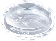 Noritake 6032/Z013AZ Optical Glass Accessory Tray (Chisel Pattern)