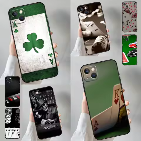 Poker Playing Cards For Honor Magic 8 Pro 6 5 7 Lite Case For Honor 50 70 90 200 400 X8b X9a X9b X9c