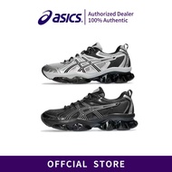 【ASICS】GELQKinetic Black Gery Women's And Men's Mesh Outdoor Leisure Running Shoes YYY6