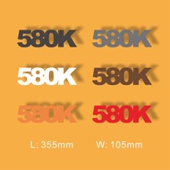 Backhoe Loader Case 580 K Loader Lift Sticker. 7 colors chooses. ( free transfer film )