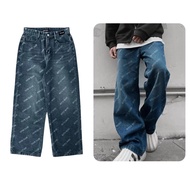 Typo Odin Club Jeans, unisex Wide Leg Jeans for Men and Women, Local Brand ODIN CLUB