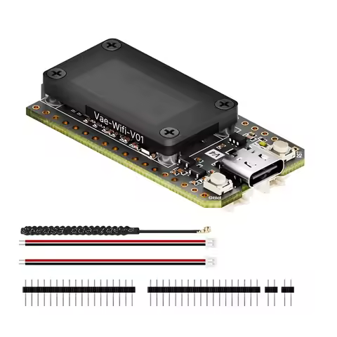 ABUO-Lora 32 V4 ESP32 SX1262 0.96Inch OLED Solar Powered Dev-Board Wifi Lora BLE Meshtastic Mesh Net