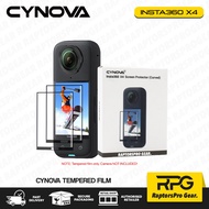 CYNOVA Tempered Film / Screen Protector for Insta360 X4 (Hydrophobic & Oil Repellent)