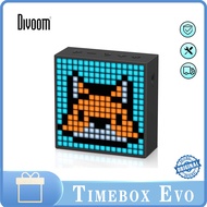 Divoom TIMEBOX-EVO Bluetooth portable speaker with clock alarm programmable LED display