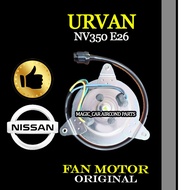 NISSAN URVAN NV350 E26 ORIGINAL CONDENSER/ RADIATOR FAN MOTOR (CAR AIRCONDITIONING) MOTOR KIPAS
