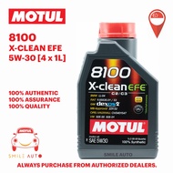 MOTUL 8100 X-CLEAN EFE 5W30 ENGINE OIL (Carton Deal: 1L X 12 = 12L)