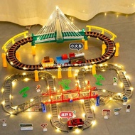 Children High-Rail Train Toy Rail Car Simulation Rail Car 3 Two Years Old 4 Years Old Baby Toy Boy