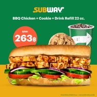 [E-Voucher] Subway FVM - BBQ Chicken sandwich / ชุดบาร์บีคิวไก่