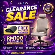 ANEW Stride PRO Ergonomic Chair with Seat Backrest and Adjustable Lumbar | Kerusi Office Selesa
