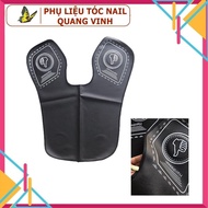 Hair dyed iron leather cape