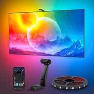 Govee Envisual TV Backlight T2 with Dual Cameras 16.4ft RGBIC Wi-Fi TV LED Backlights for 75-85 inch TVs Double TV Light Beads Adapts to Ultra-Thin TVs Smart App Control Music Sync H605C