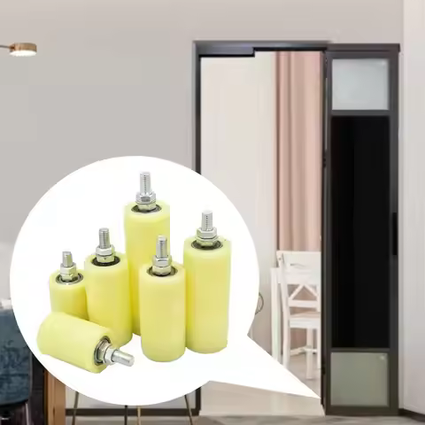 1PC Thickened Slide Gate Guide Roller Steel Roller Bearing Guiding Wheels for Sliding Gate