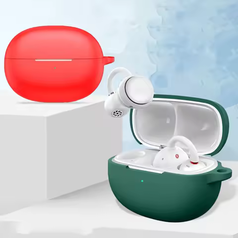 Protective Case For EarFun Clip Wireless Earbuds Cover, Silicone Earphone Case Drop-Proof Headphone 