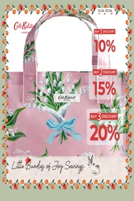 Túi đeo tay/Bookbag - Lily of The Valley - Pink - AA4014