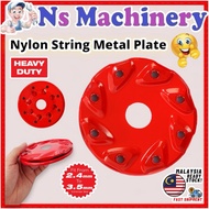 Heavy Duty 2in1 Besi 2.4mm-3.5mm Nylon String Metal Plate Brush Cutter/Tali Dan Piring Mesin Rumput