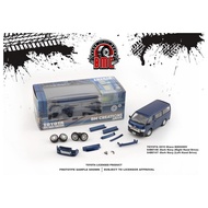 BM CREATION Limited Edition 1:64 Toyota 2015 Hiace KDH200V-Dark Navy(RHD)(64B0146)