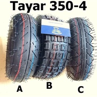 Tyre Tube 4.10/3.50-4 Mini Motor Elektrik Scooter bike Trolley Tayar Tuib 3.50X4 300-4 ATV 350-4