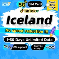 Iceland SIM Card 3-30 Days Total 1GB-3GB Unlimited 4G Data NOVA/SIMINN