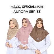 AIKHO OFFICIAL STORE Instant Aurora Hijab Bergo Sport Daily Jersey Balloon Material