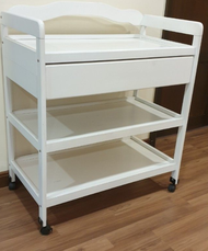 ☛Seni Daya Angel Cot Local Premium Solid Hardwood Baby Changing TableDiapers Changing Table (FREE Ch