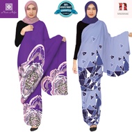 Noor Arfa Batik Kain Pasang Iris Satin Saluna Printed Kain Batik Terengganu Kain Pasang 4 Meter 45’ Batik Printed Floral