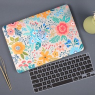 for macbook Flower case  pro air 2020 12 13 15 16 inch touch Bar Touch ID Front & Back cover Hard PC