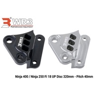 WR3 Front Caliper Bracket Brembo P4 4 piston 320mm New Ninja 250 2018up
