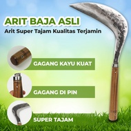 Arit Sabit Rumput Baja Per Asli Super Tajam Alat Perkebunan - Juragan Pisau