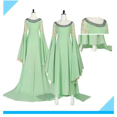 Arwen Undomiel Cosplay Costume 2025 TV Rings Roleplay Adult Women Dress Outfits Halloween Carnival P