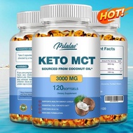 Pslalae - Keto MCT Based on 3000MG Coconut Oil & Keto MST Softgel Supplement - Contains C8 & C10 - S