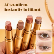 Three Color Gradient Shimmer Eye Shadow Stick Easy To Color Long Lasting Face Makeup Eyeshadow I5r0