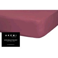 AKEMI Mix &amp; Match Cotton Select Colour Super Single Fitted Bedsheet