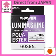 GOSEN Answer Lumina Shine 200m Size 0.25 Pink