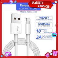 FELESS สายชาร์จ Lightning สายชาร์จยาว 1 เมตร สายชาร์จข้อมูล iphone5~14pro max/ipad