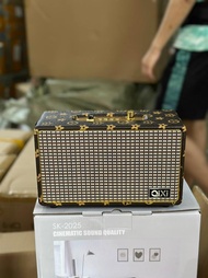 Loa Bluetooth Qixi SK-2025 Âm Thanh Siêu Đỉnh Tích Hợp Cổng Micro 6.5 Karaoke Micro Không Dây BH 12