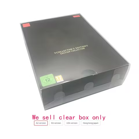 Transparent PET cover For Switch NS for The Legend of Zeldad: Tears of Kingdom Collector's edition d