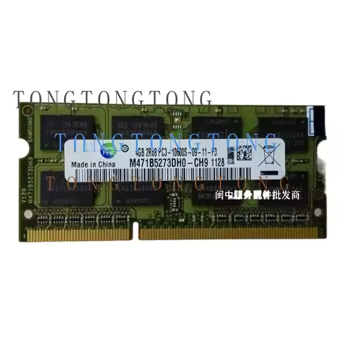 TT For Samsung 4G 1333 2RX8 PC3-10600S M471B5273DH0-CH9 Notebook Memory