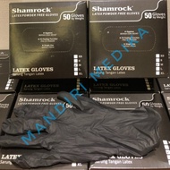 Glove Latex Handscoon Sarung Tangan Powder Free Shamrock