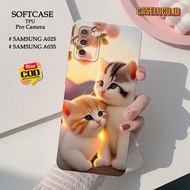 HP Latest Samsung Galaxy A02s / A03s Phone Case - Fashion Cat Case - Samsung A02s / A03s Case - Soft
