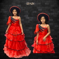 UN KIDS Costume for Girls - SPAIN
