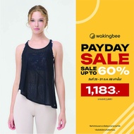 Wakingbee Slash Bratop (Midnight Bloom) สปอร์ตบราพร้อมเสื้อคลุม ใส่ได้สองแบบ ดีไซน์สวย ผ้านุ่ม ยืดหย