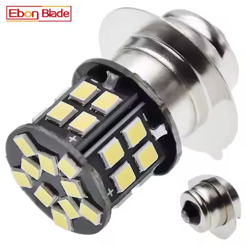 1Pcs 6V 12V 24V P15S 1151 LED Moto Bulb 2835 30SMD Motorcycle Headlight P15S-25-1 Motorbike Scooter 
