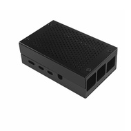 【TheToolDepot】 Raspberry Pi 4 Aluminum Case Pi4 Case With Fan And 4 Pcs Heat-Sinks Raspberry Pi 4B C