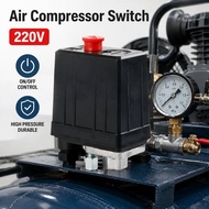 220V Adjustable Air Compressor Pressure Controller Switch