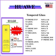 9D/5D HD CLEAR HUAWEI TEMPERED GLASS NOVA 8I 7I 7 7SE Y7P Y6 Y6 Y5Prime Y5 Y7 Y7PRO Y9S Y9 Y9 PRIME 