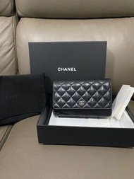 Chanel Woc 黑銀 荔枝牛皮 98% new